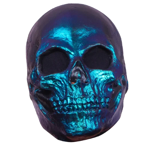 Máscara de Skull Metalic Blue