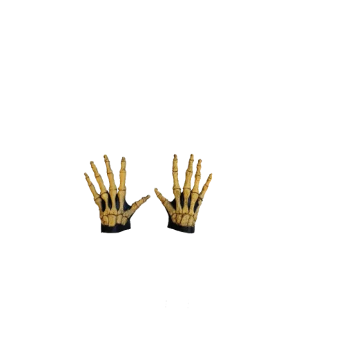 Large skeleton hands bone colored