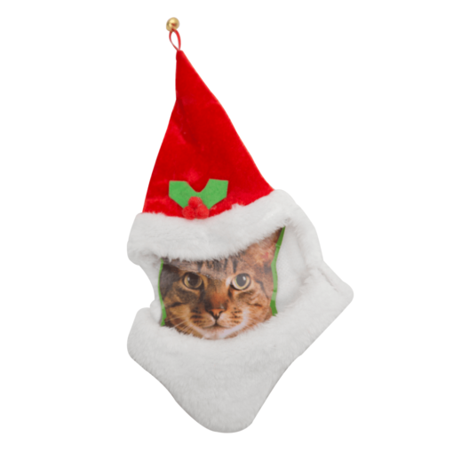 Gorro navideño para gato