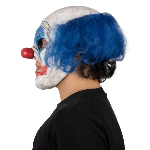 Máscara de Prankster clown blue