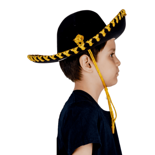 Sombrero de Charro Dorado para Niño